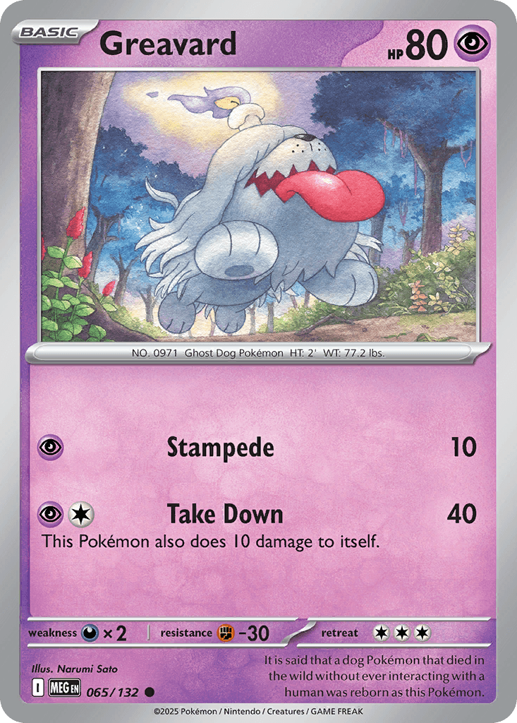 Greavard (Mega Evolution) #65 card art