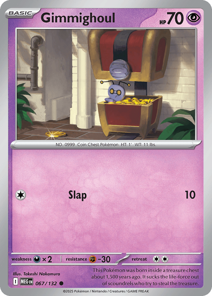 Gimmighoul (Mega Evolution) #67 card art