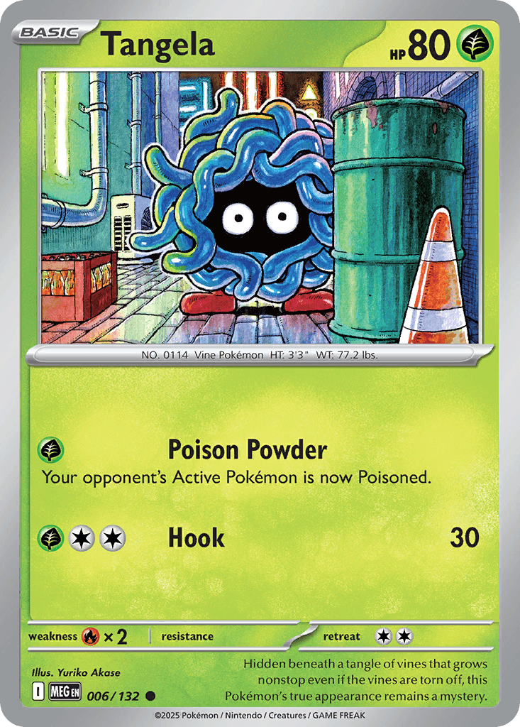 Tangela (Mega Evolution) #6 card art