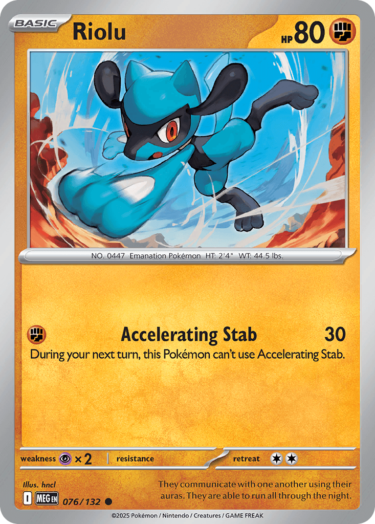 Riolu (Mega Evolution) #76 card art