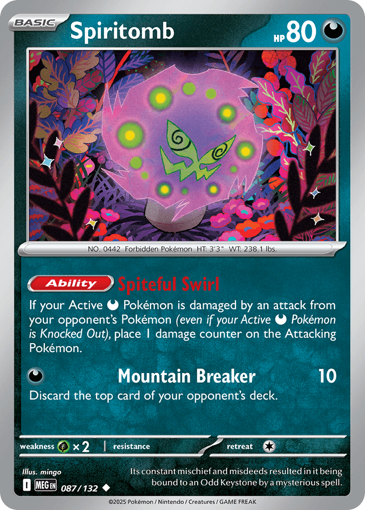 Spiritomb (Mega Evolution) #87 card art