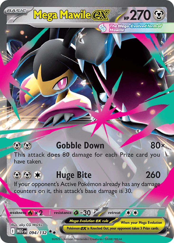 Mega Mawile ex (Mega Evolution) #94 card art