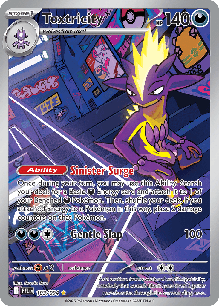 Toxtricity (Phantasmal Flames) #103 card art