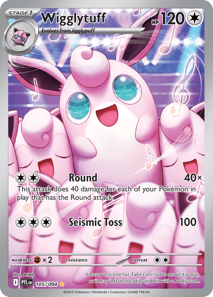 Wigglytuff (Phantasmal Flames) #105 card art
