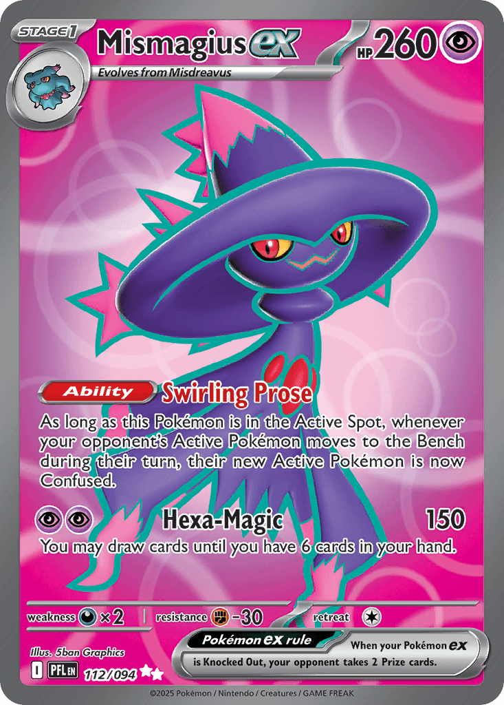 Mismagius ex (Phantasmal Flames) #112 card art