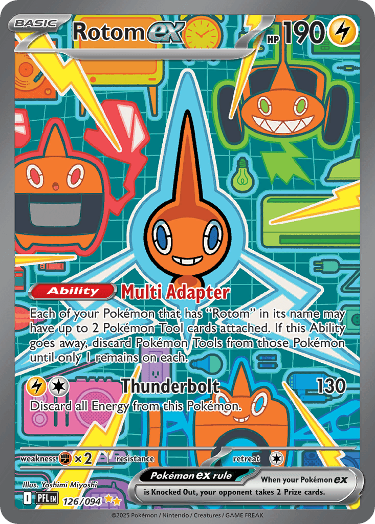 Rotom ex (Phantasmal Flames) #126 card art