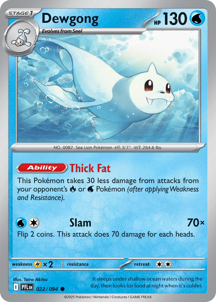 Dewgong (Phantasmal Flames) #22 card art
