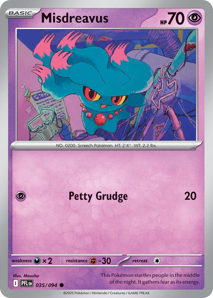 Misdreavus (Phantasmal Flames) #35 card art