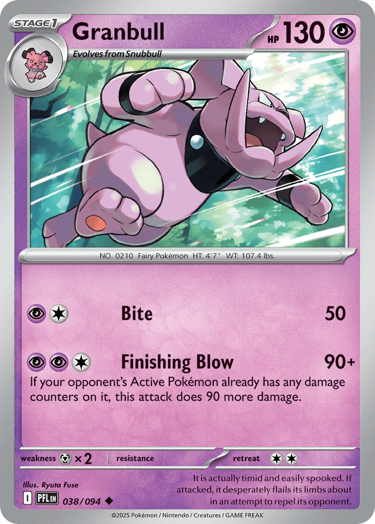 Granbull (Phantasmal Flames) #38 card art