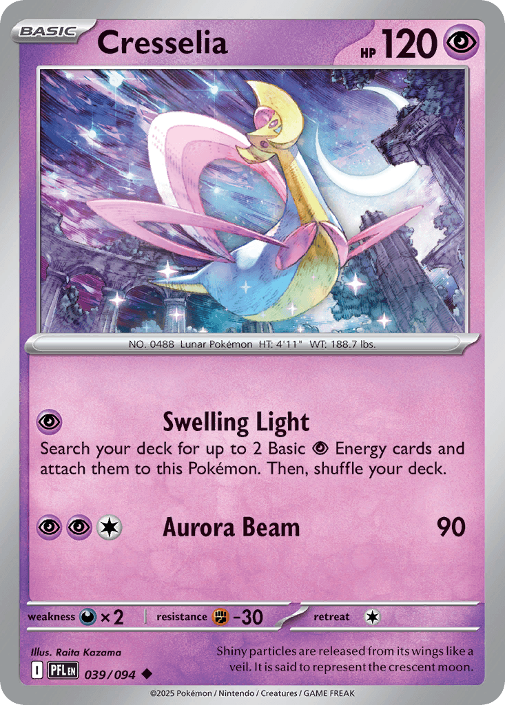 Cresselia (Phantasmal Flames) #39 card art
