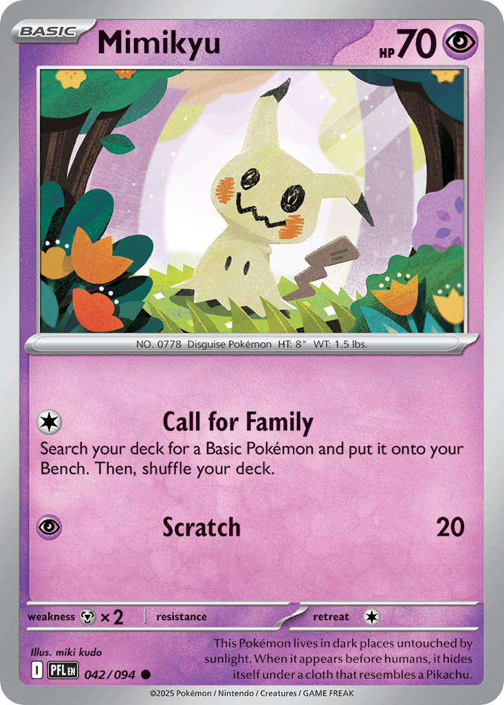 Mimikyu (Phantasmal Flames) #42 card art