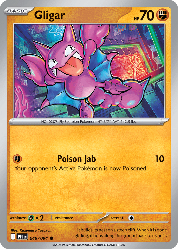 Gligar (Phantasmal Flames) #49 card art