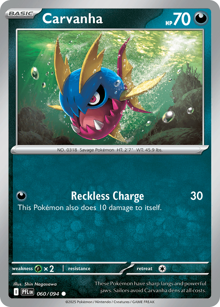 Carvanha (Phantasmal Flames) #60 card art