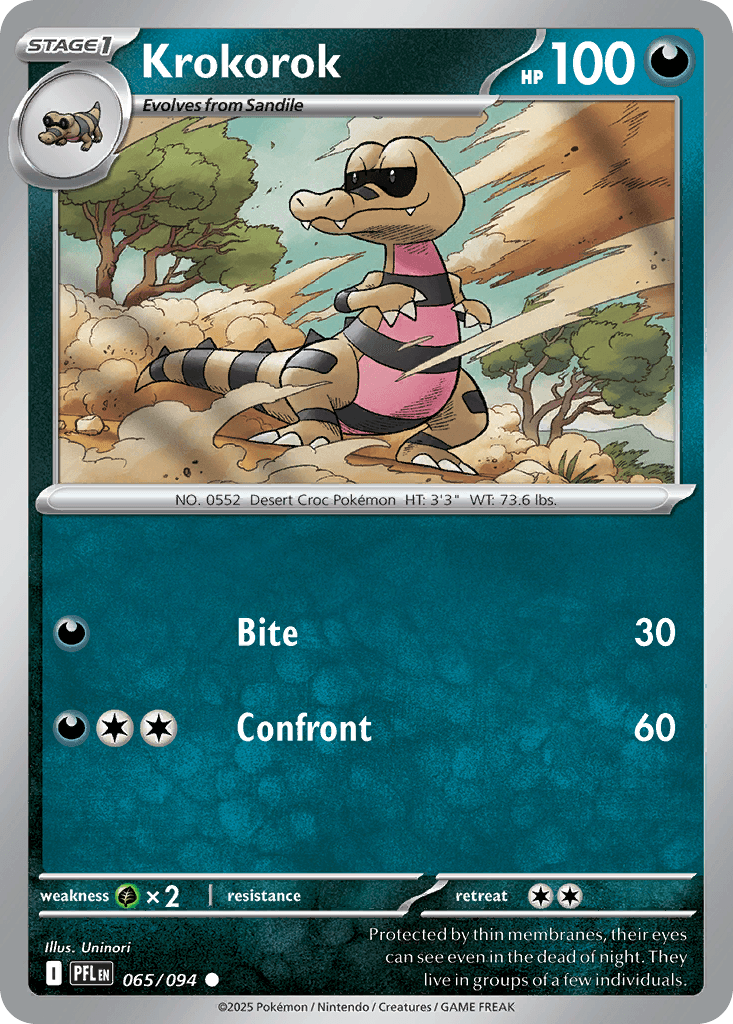 Krokorok (Phantasmal Flames) #65 card art