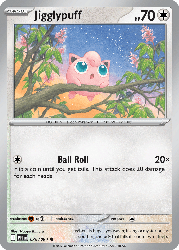 Jigglypuff (Phantasmal Flames) #76 card art