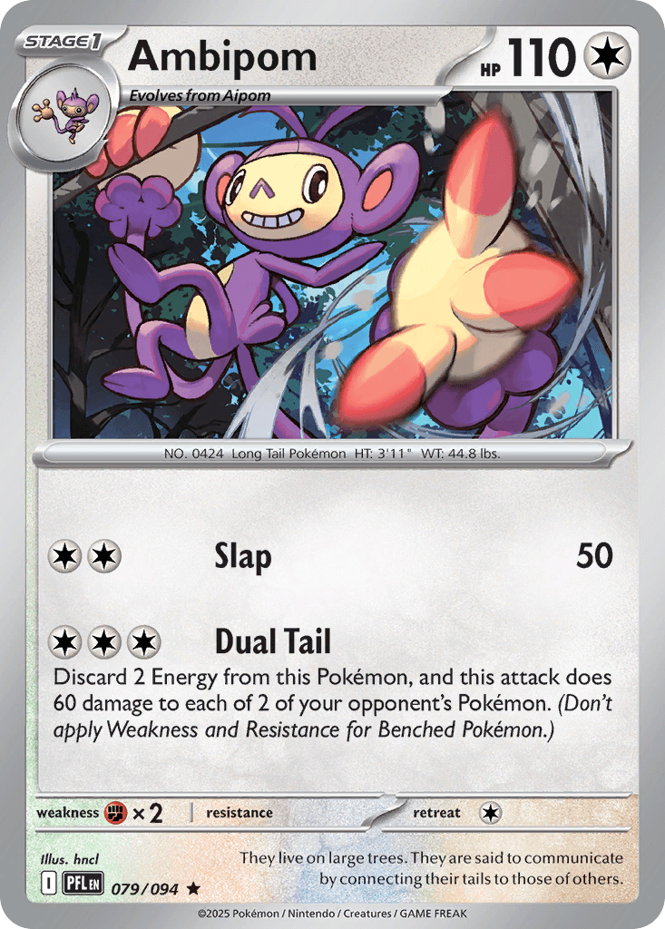 Ambipom (Phantasmal Flames) #79 card art