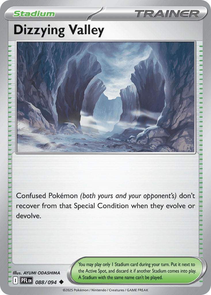 Dizzying Valley (Phantasmal Flames) #88 card art