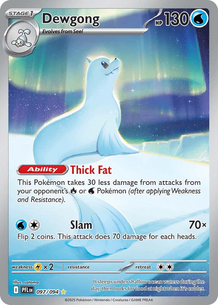 Dewgong (Phantasmal Flames) #97 card art