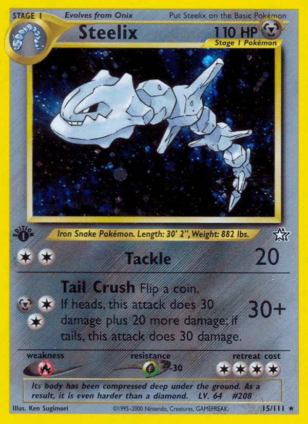 Steelix (Neo Genesis) #15 card art