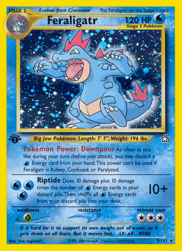 Feraligatr (Neo Genesis) #5 card art