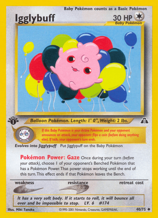 Igglybuff (Neo Discovery) #40 card art
