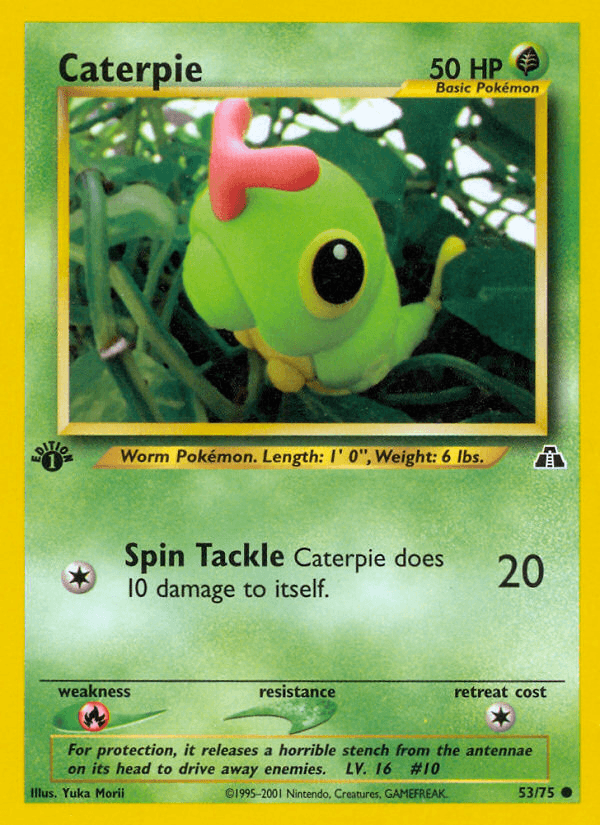 Caterpie (Neo Discovery) #53 card art