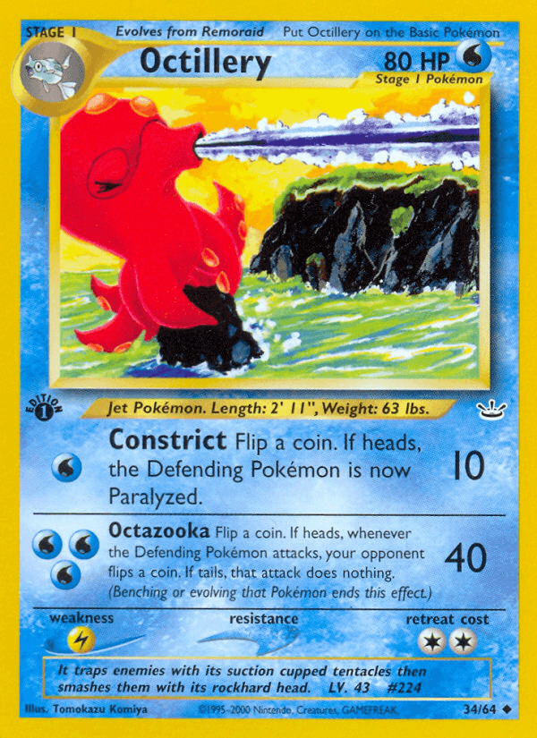 Octillery (Neo Revelation) #34 card art