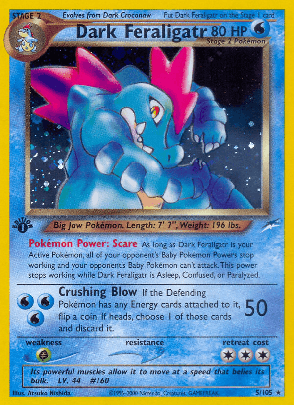 Dark Feraligatr (Neo Destiny) #5 card art