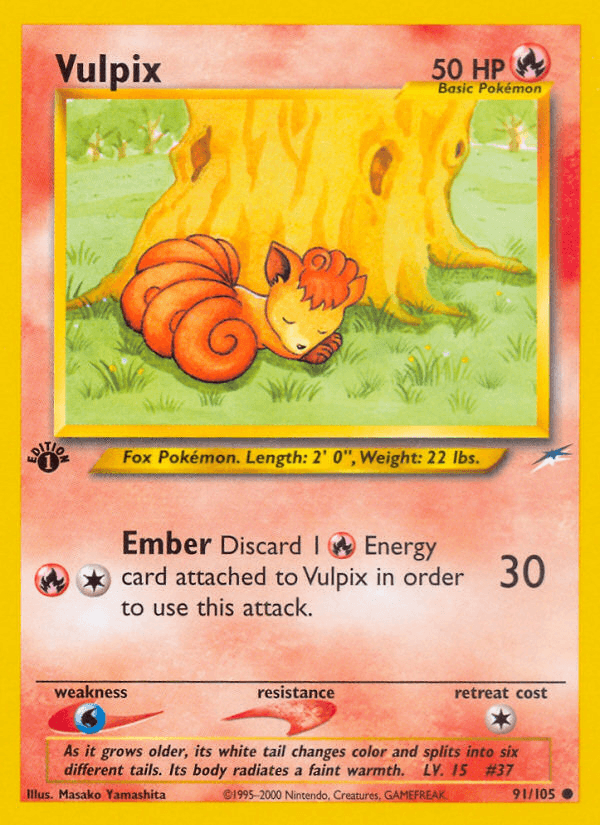 Vulpix (Neo Destiny) #91 card art