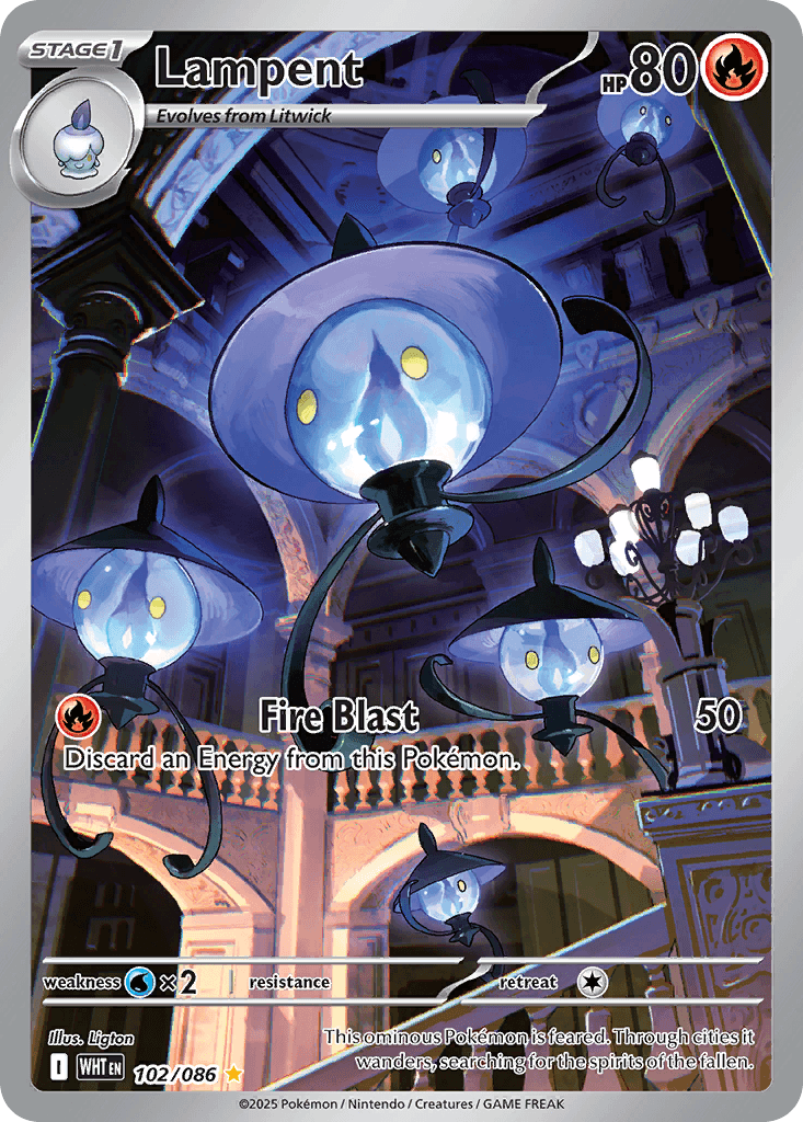 Lampent (White Flare) #102 card art