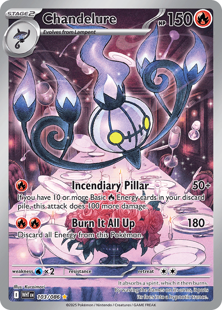Chandelure (White Flare) #103 card art