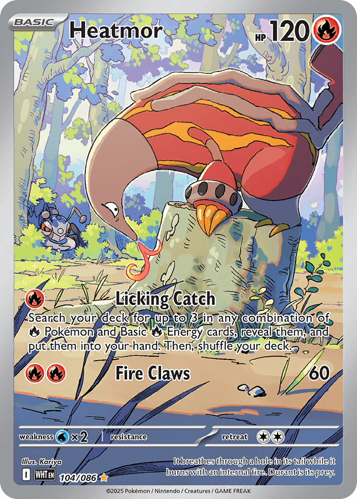 Heatmor (White Flare) #104 card art