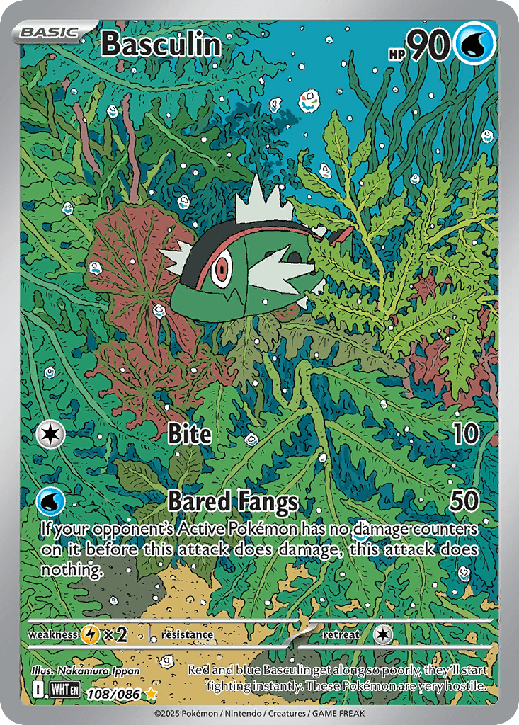 Basculin (White Flare) #108 card art