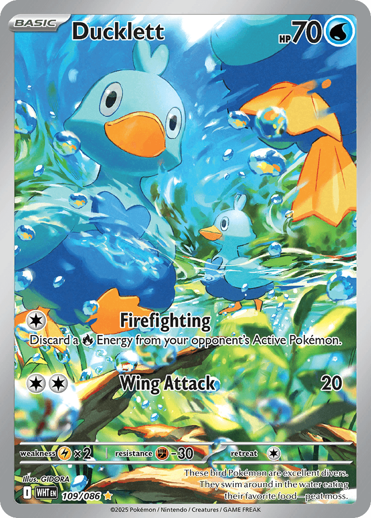 Ducklett (White Flare) #109 card art
