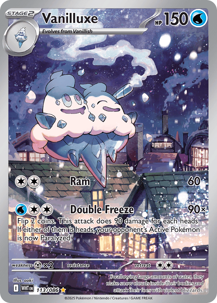 Vanilluxe (White Flare) #113 card art