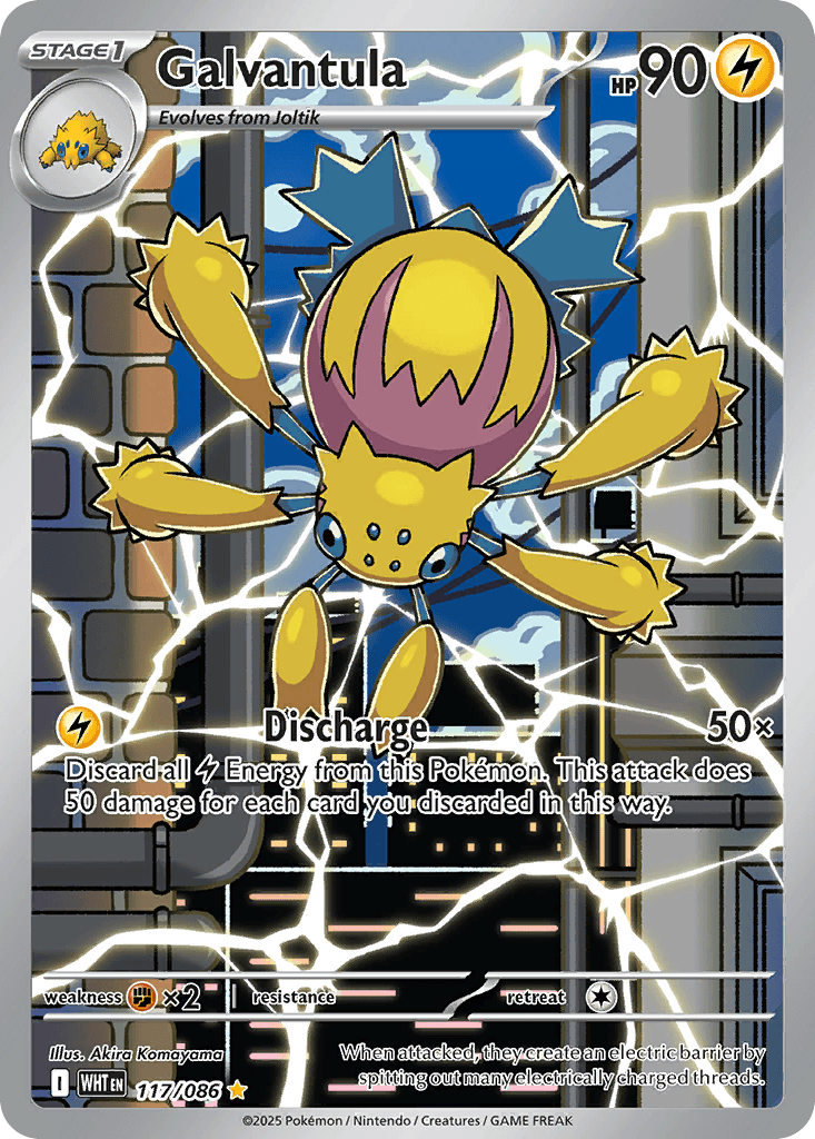 Galvantula (White Flare) #117 card art