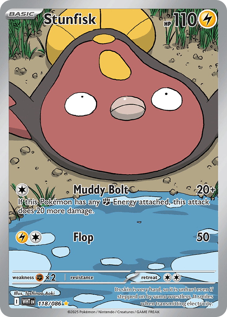 Stunfisk (White Flare) #118 card art
