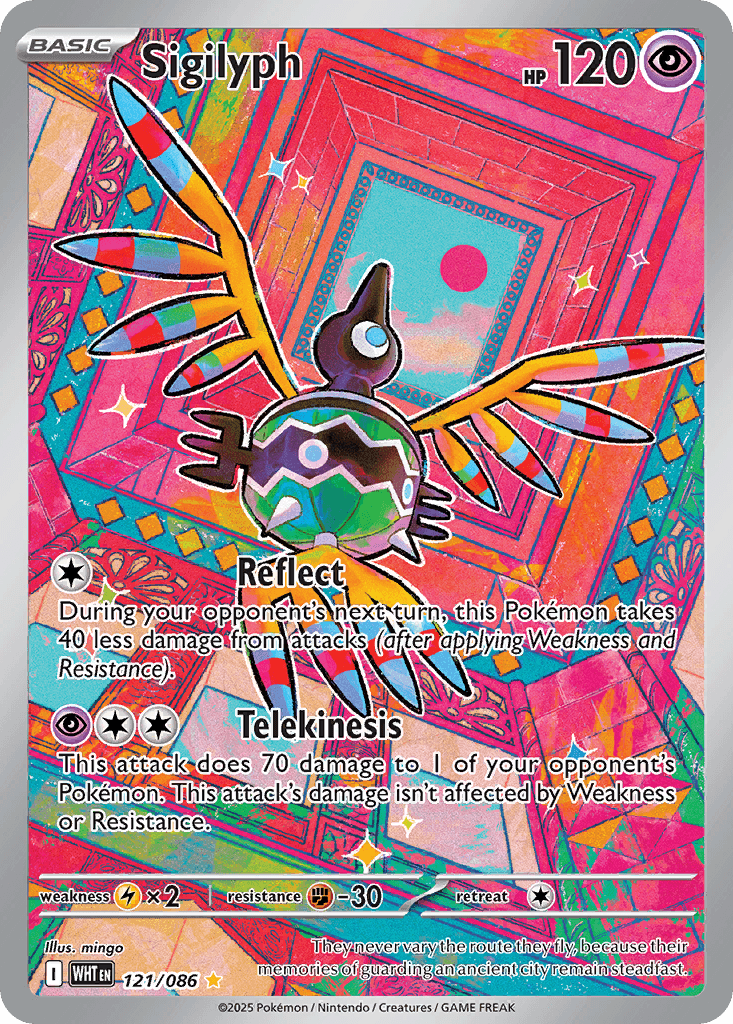 Sigilyph (White Flare) #121 card art
