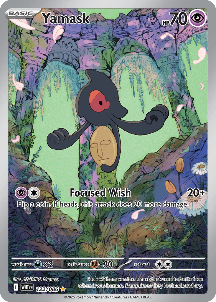 Yamask (White Flare) #122 card art
