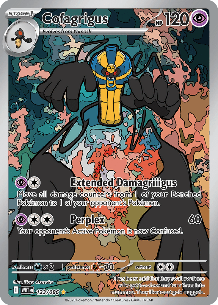 Cofagrigus (White Flare) #123 card art