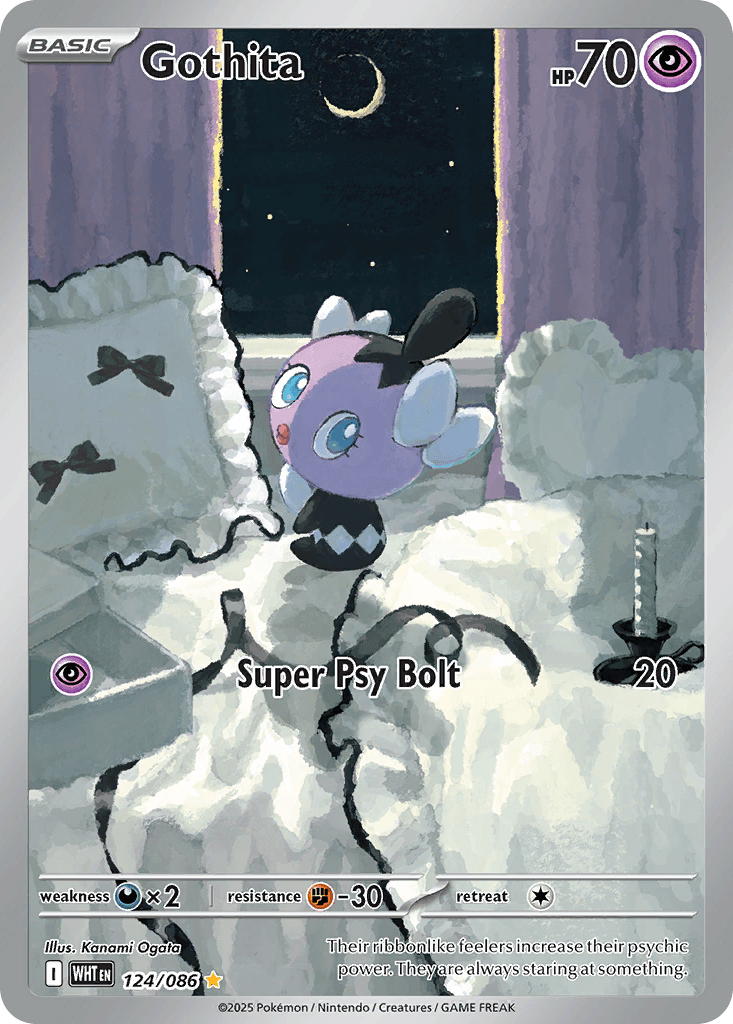 Gothita (White Flare) #124 card art