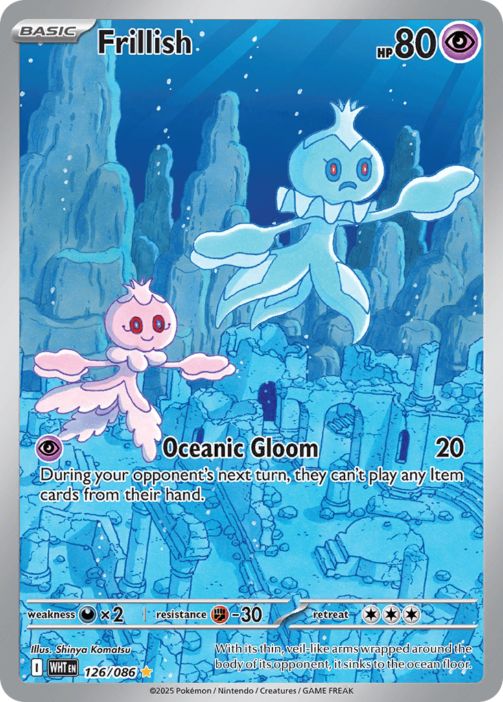 Frillish (White Flare) #126 card art