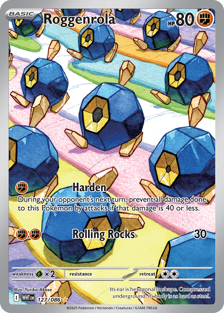 Roggenrola (White Flare) #127 card art