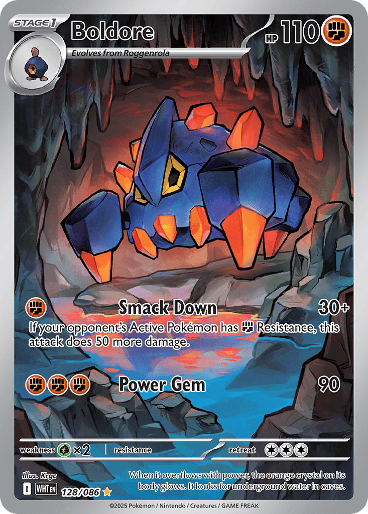 Boldore (White Flare) #128 card art