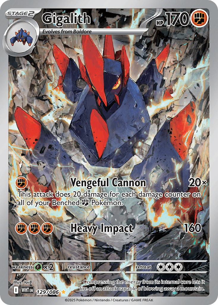 Gigalith (White Flare) #129 card art