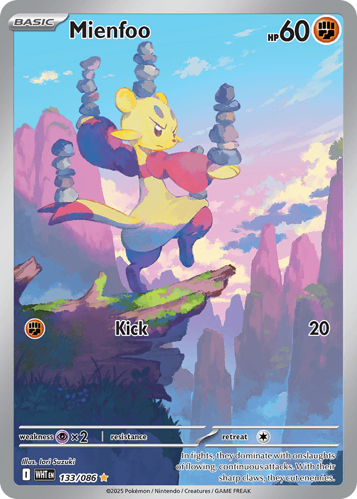 Mienfoo (White Flare) #133 card art