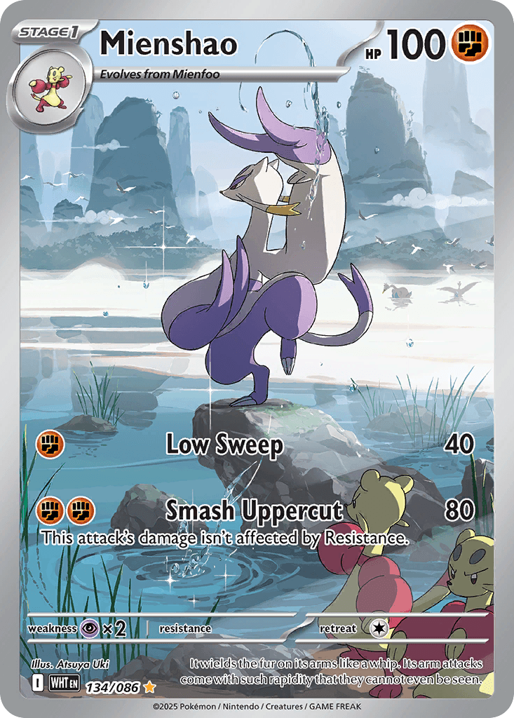 Mienshao (White Flare) #134 card art