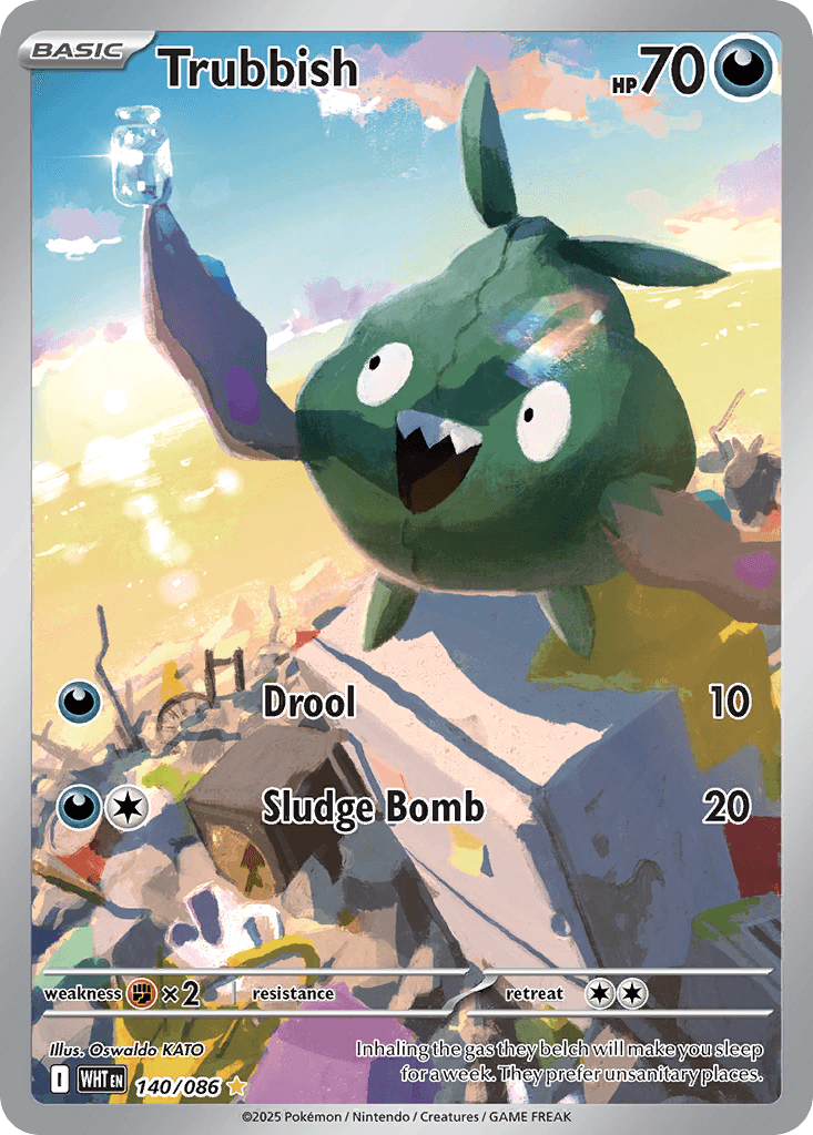 Trubbish (White Flare) #140 card art