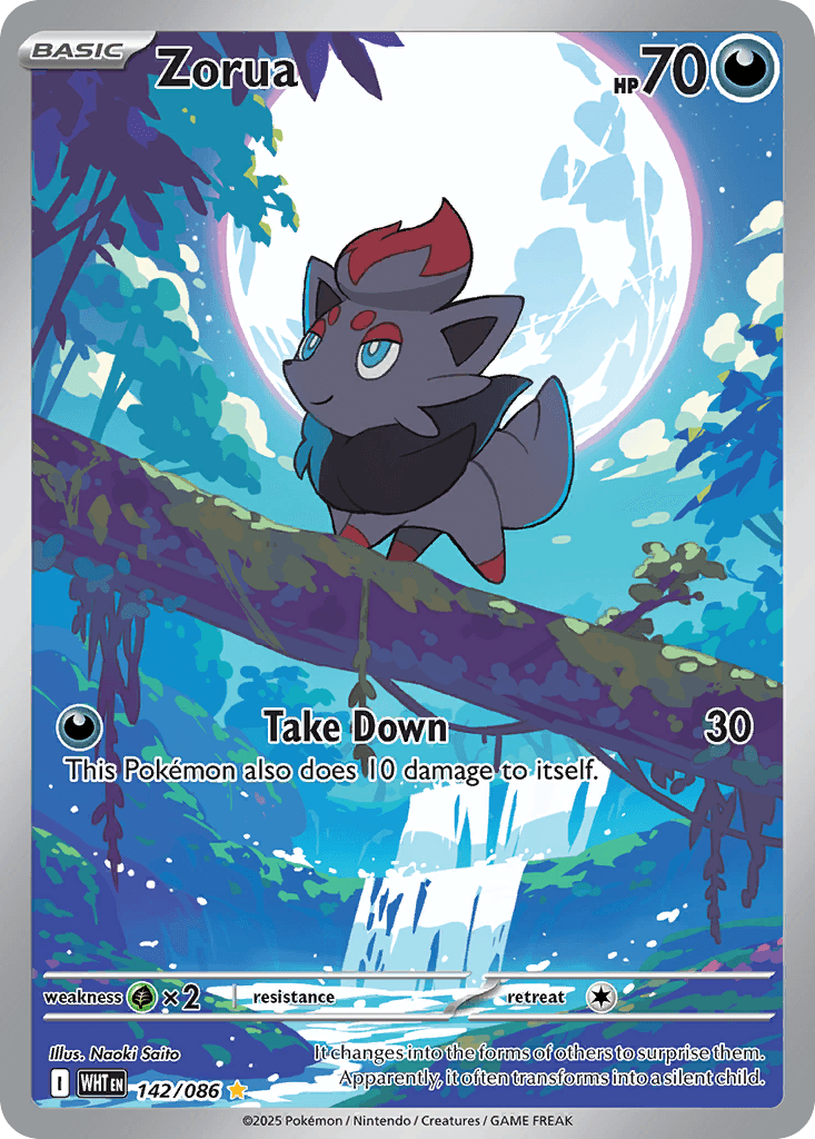 Zorua (White Flare) #142 card art