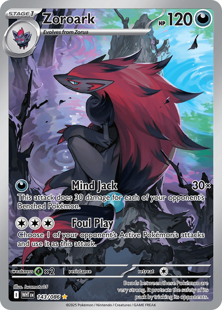 Zoroark (White Flare) #143 card art